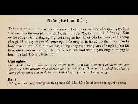 BIN&BIN | Những kẻ lười biếng