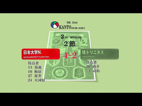 ２節２部　日本大学N.vs 境トリニタス２