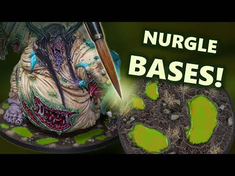 Easy Nurgle Bases for your Warhammer Army!