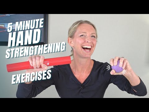 5 Minute Hand Strengthening Exercise Routine | Follow Along with a Flexbar and a Ball