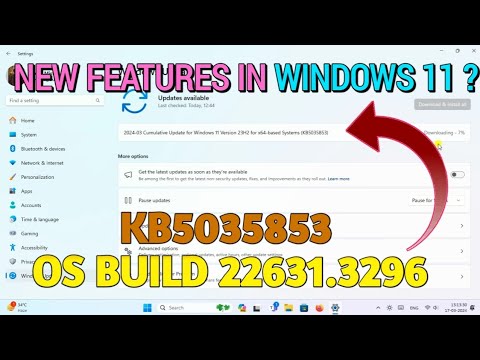 Windows 11 23H2 New Features 2024