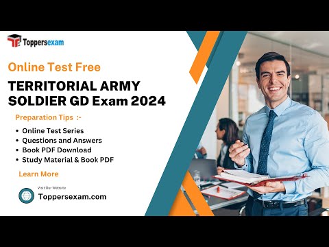 TERRITORIAL ARMY SOLDIER GD Online Test Series, Book PDF, Syllabus 2024, Question Paper, MCQ