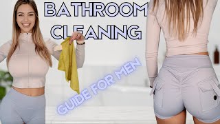 [4K] The Ultimate Bathroom Cleaning Guide for Men: Fast & Easy Tips to Get it Spotless (2024)