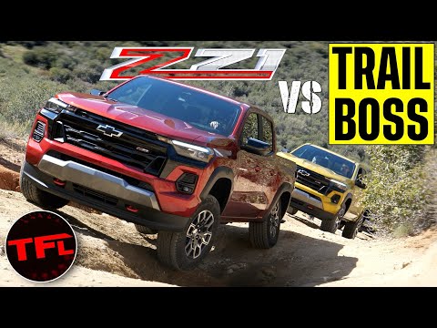 Can a Fancy New 2023 Chevy Colorado Z71 Keep Up with the New Trail Boss Off-Road? Let's Find Out!