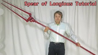 [EVANGELION] Spear of Longinus Tutotiral with Template - How to make cosplay spear