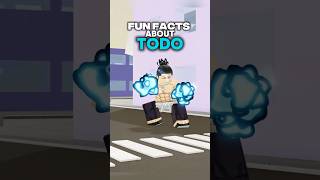 Fun Facts About TODO!! #jujutsushenanigans #roblox #foryou #shenanigans #jjk #jjs #anime #todo