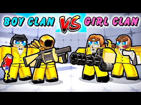 Girls vs Boys tournament in Roblox Rivals!