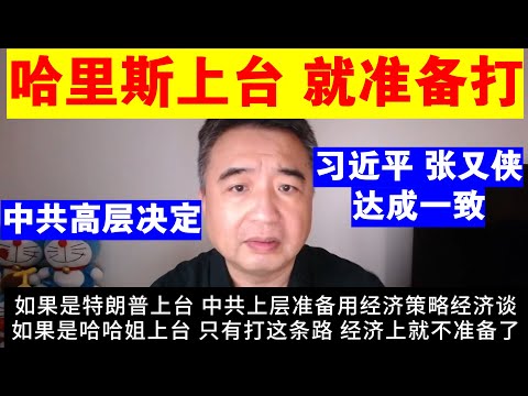 翟山鹰：习近平和张又侠达成一致 特朗普上台就谈 哈里斯上台就打丨美国总统大选