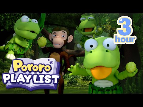 ★3-Hour★ Crong's Bustling Adventure | Learn Good Habits with Pororo | Pororo Kids Playlist