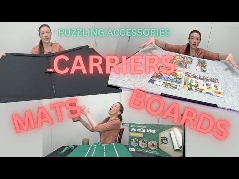 My Puzzle Mats, Boards and Carriers (Jigsaw Puzzling Accessories)