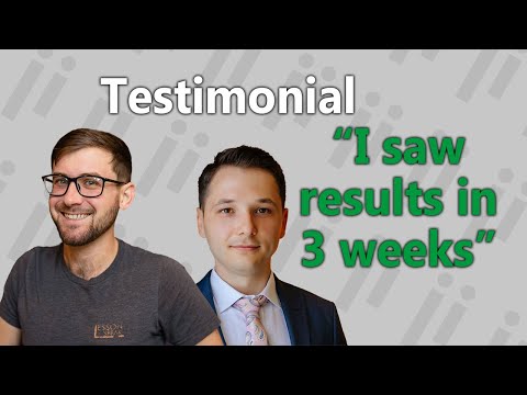 "I saw results in 3 weeks" - English learner testimonial