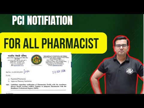 PCI notification for all Pharmacist