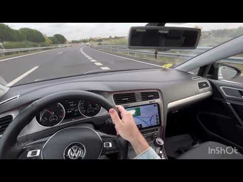 4K Driving to university in my 2014 VW Golf MK7 1.6 TDI (town driving/ highway drive)