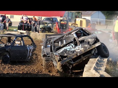 2024 Logan County Fair Demolition Derby - Street Stock Compact