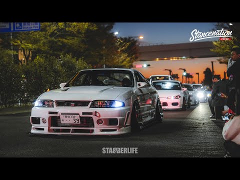 StanceNation JAPAN TOKYO ODAIBA 2023 車輛離場姿態！ ROLL OUT！【スタンスネーション搬出畫面】