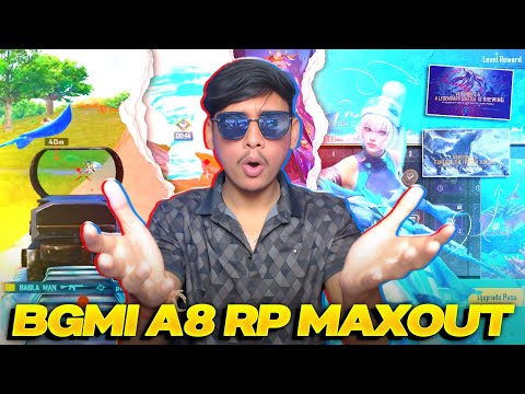 MAXING OUT NEW A8 ROYAL PASS | A8 ROYAL PASS MAXING OUT | SOLO VS SQUAD GAMEPLAY - LION X YT