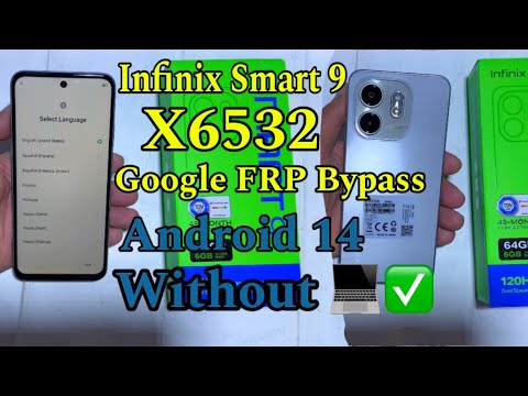 Infinix smart 9 (X6532) Google FRP Bypass Android 14 Google Account Without Pc 💻