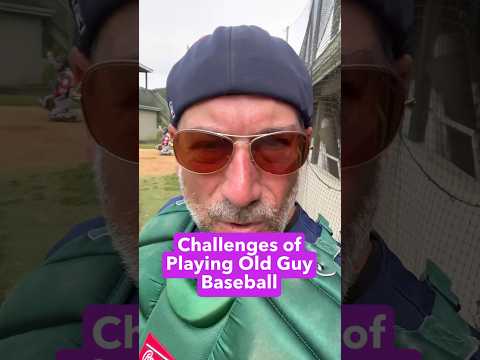 Challenges Of Playing Old Guy Baseball #old #dad #baseball #oldguy #funny