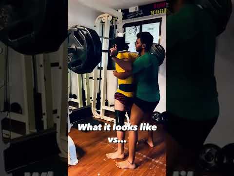 150kg x 3 😱😱 Squats #shorts #dbz #legs #bodybuilding #anime