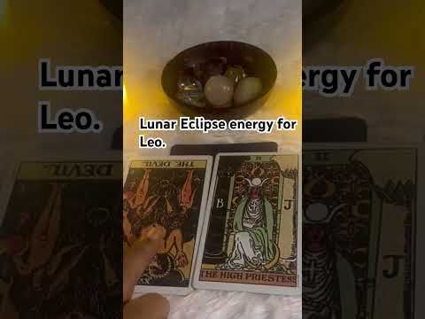 Lunar Eclipse energy for Leo 2024.    #eclipse #lunar eclipse#moon #saturn #planets #tarotreading