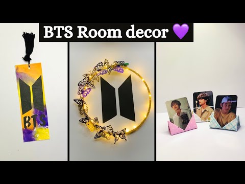 BTS Room decor 💜 / BTS lamp / BTS wall decoration / bts diy