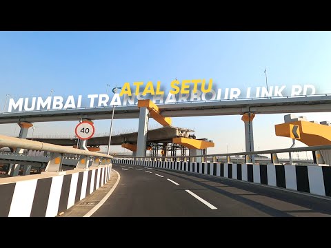 Mumbai Trans Harbour Link Rd - 4K Drive | MTHL