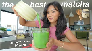 how to make a perfect matcha latte (that actually tastes good!)