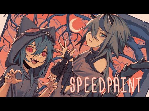 spooky night ✦ speedpaint【CLIP STUDIO PAINT】