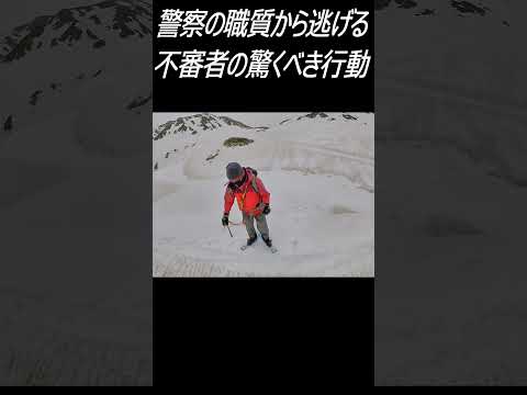 スノーフィートで滑走中、警察の職質を受けとんでもない事態に  #shorts #snowfeet