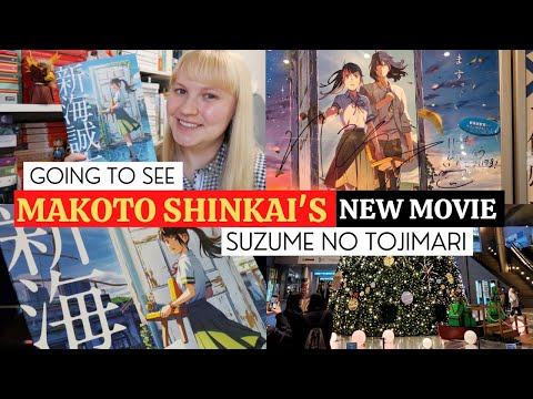 Makoto Shinkai's NEW MOVIE Suzume no Tojimari reaction (Suzume Loking up) + Autumn day in Tokyo 🍁🍂