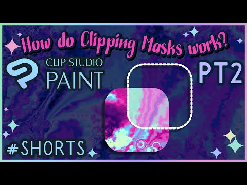 How do Clipping Masks Work in Clip Studio Paint ✦ Part 2 #shorts