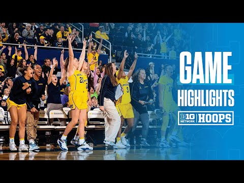 Detroit Mercy at Michigan | Highlights | Big Ten Women's Basketball | 12/14/2024