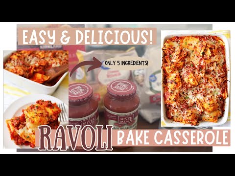 Quick & Easy Ravioli Casserole Bake Recipe | Simple Dinner Idea for Busy Nights