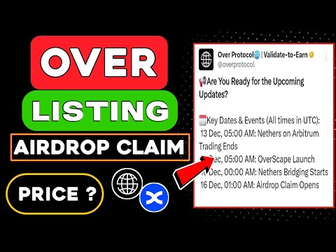 320$ Over Wallet Listing Update 😱 Over Token Price 🤑 Over Wallet Airdrop Allocation 🤑