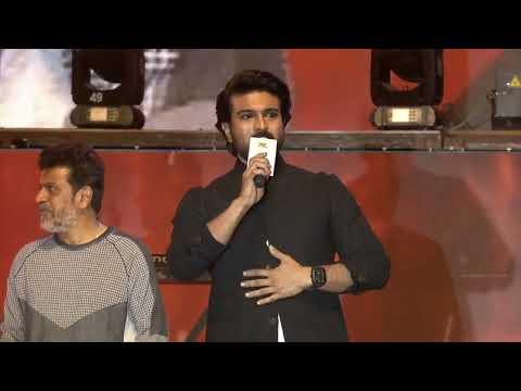 Mega Power Star Ram Charan Superb Speech @ RRR Pre Release Event