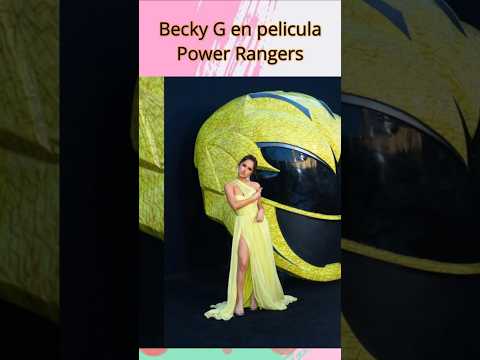 Becky G la Power Rangers Amarilla en película #shorts