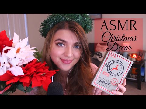 ASMR Christmas Decoration Haul | Tapping, Scratching, Whispering