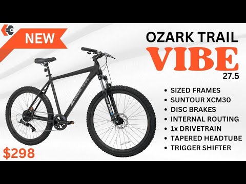 Ozark Trail 27.5 Mountain Bike from Walmart - Sized Frames for $298