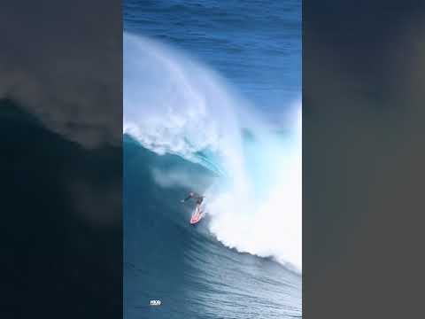 PE'AHI DEEPEST PADDLE IN BARREL EVER - BILLY KEMPER #Shorts