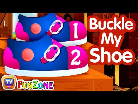 One Two Buckle My Shoe - ChuChu TV Funzone Nursery Rhymes for Kids