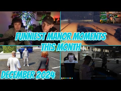 Funniest Manor Moments This Month | December 2024 | NoPixel 4.0 GTA RP