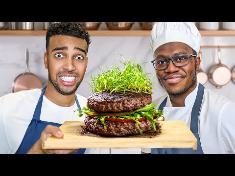 Cooking Burgers With Wrong Ingredients Vs Deji