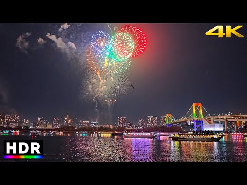 Tokyo Year End Fireworks 2023 • 4K HDR