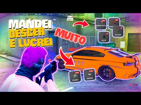 TINHA TANTO LOOT QUE FIQUEI DE OLHO NOS ADM NESSE VIDEO GTA RP