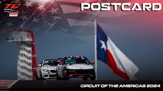 POSTCARD | Circuit of The Americas | TC America powered by Skip Barber 2024