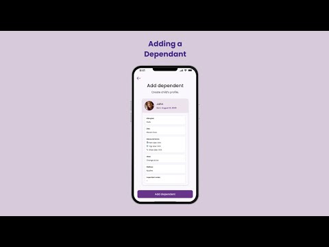 How to add a child / dependant to Trybe App