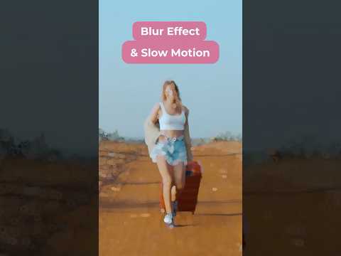 Tutorial on trending halo blur and slow-mo effect video! ✨📸Try more blur effects on #inshot now!