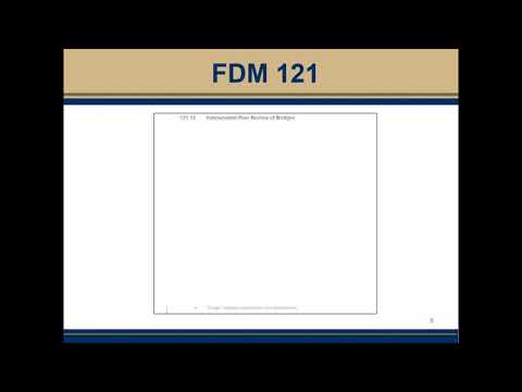 2021 Updates to FDM 121