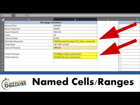 Use Named Cells and Named Ranges in Excel