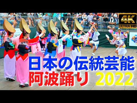 4K★2022年★ 阿波おどり 徳島県阿波踊り協会合同連合